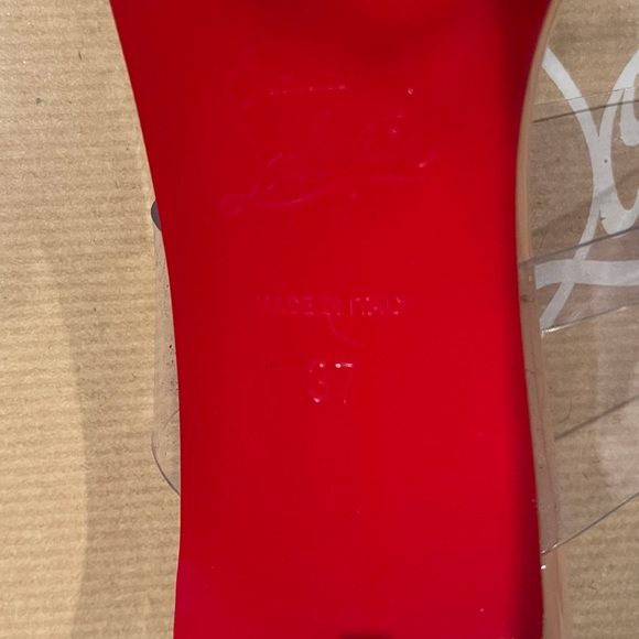 Christian Louboutin just nothing clear heels blush - Picture 5 of 9